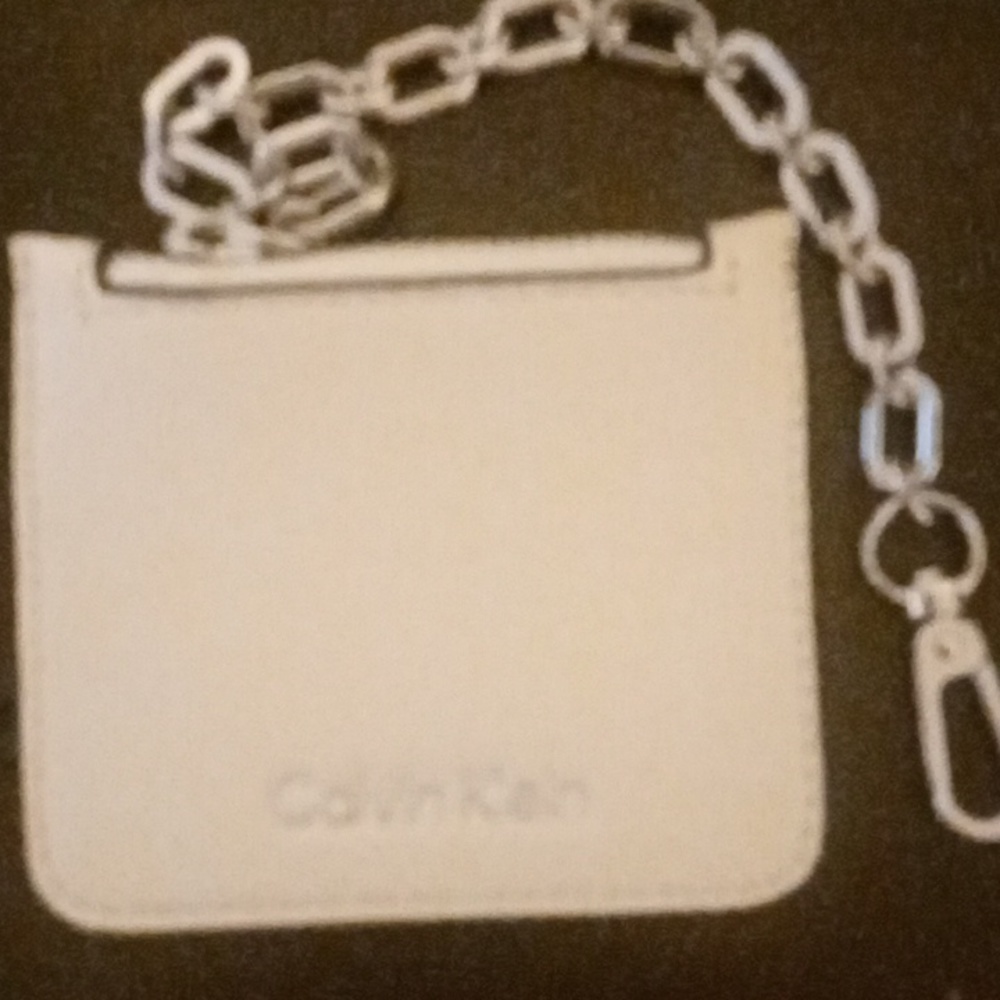 Calvin Klein money holder clips on to any bag